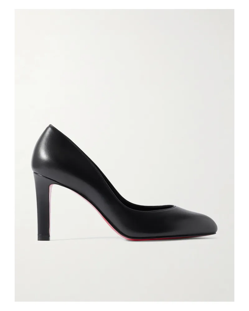 Christian Louboutin Fannylove 85 Leather Pumps - Black Black