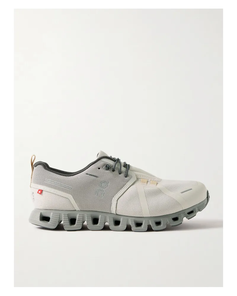 ON Running Cloud 5 Sneakers aus Ripstop Und Mesh Neutral