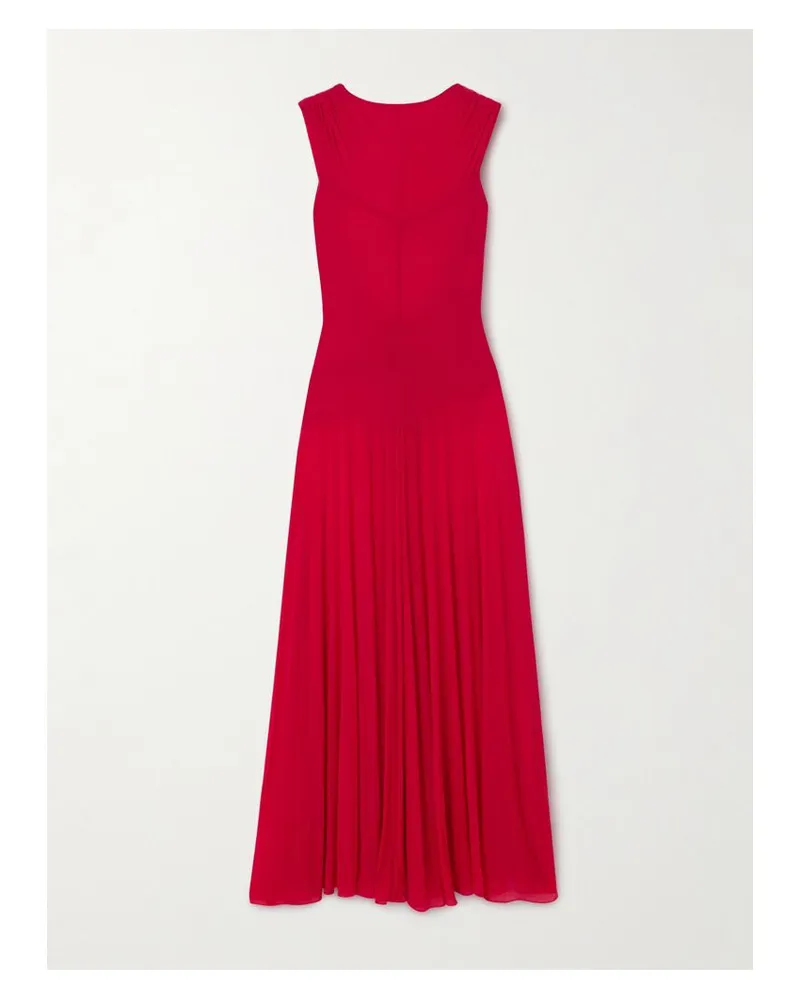 Magda Butrym Rückenfreies Maxikleid Aus Stretch-jersey - Rot Rot