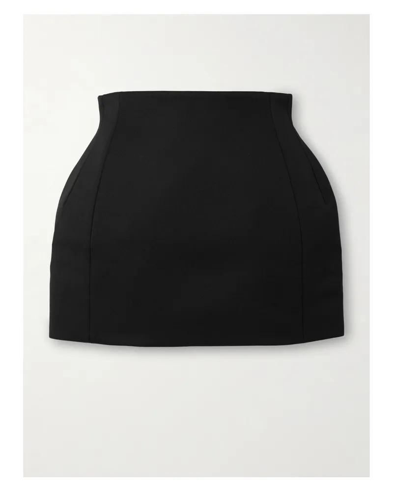 WARDROBE.NYC Rhw Minirock Aus Twill - Schwarz Schwarz