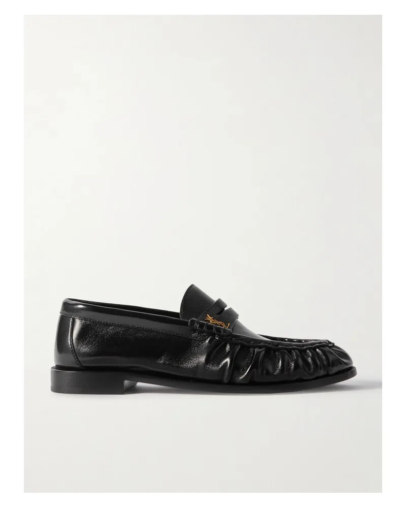 Saint Laurent Le Loafer Loafers Aus Leder - Schwarz Schwarz