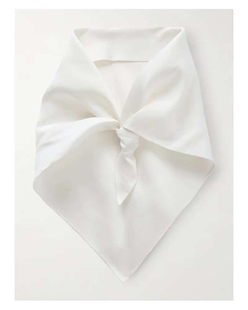 Calvin Klein Satin Scarf - Off-white Off-white