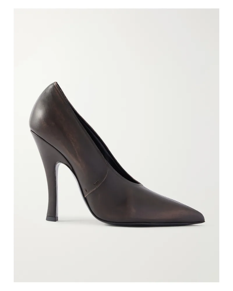 Magda Butrym Leather Pumps - Brown Brown
