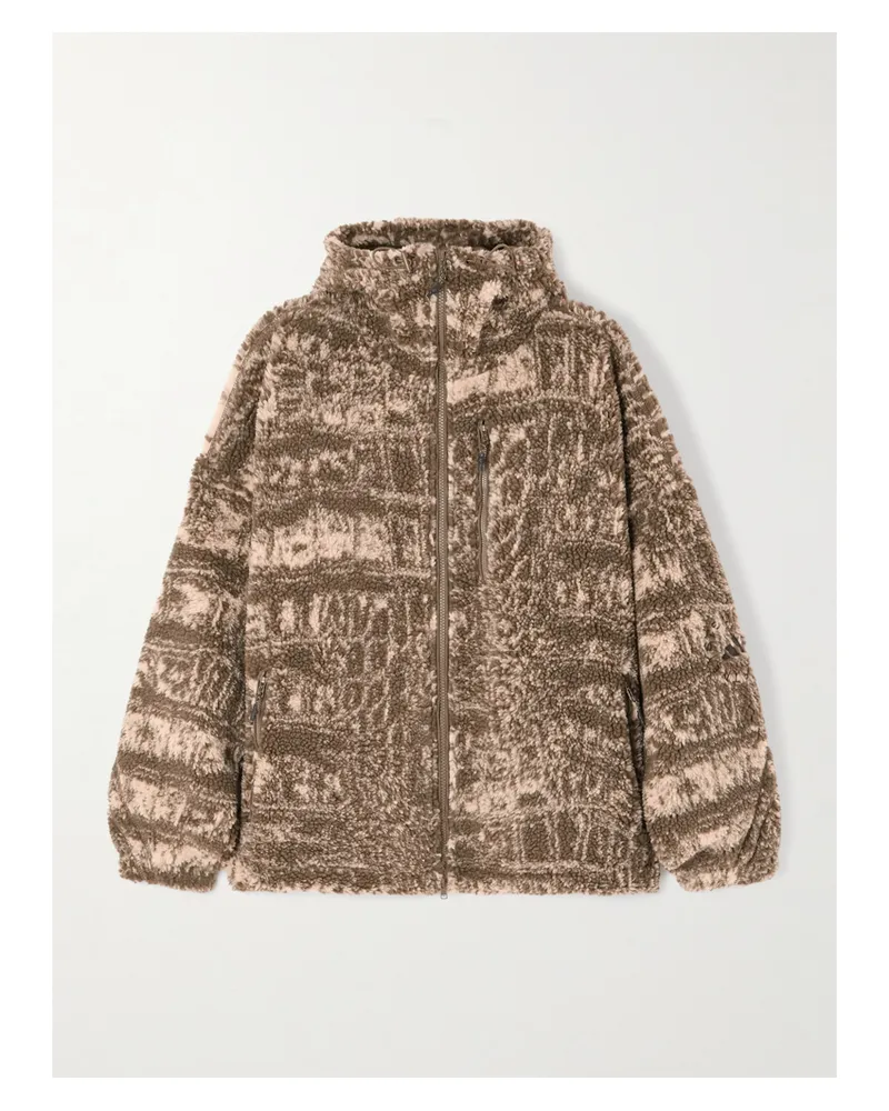 adidas Fleece Jacket - Brown Brown