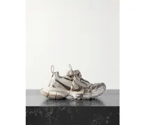 3xl Mesh And Rubber Sneakers - Neutrals