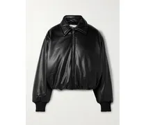 Wattierte Bomberjacke - Schwarz