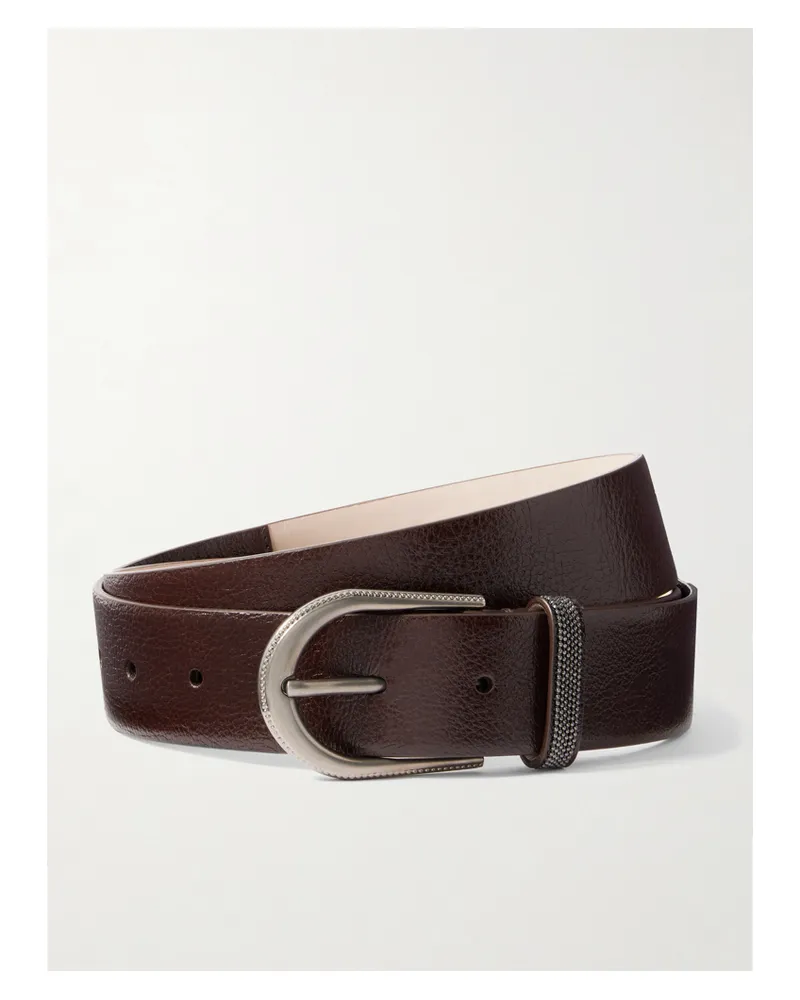Brunello Cucinelli Gürtel Aus Leder - Braun Braun