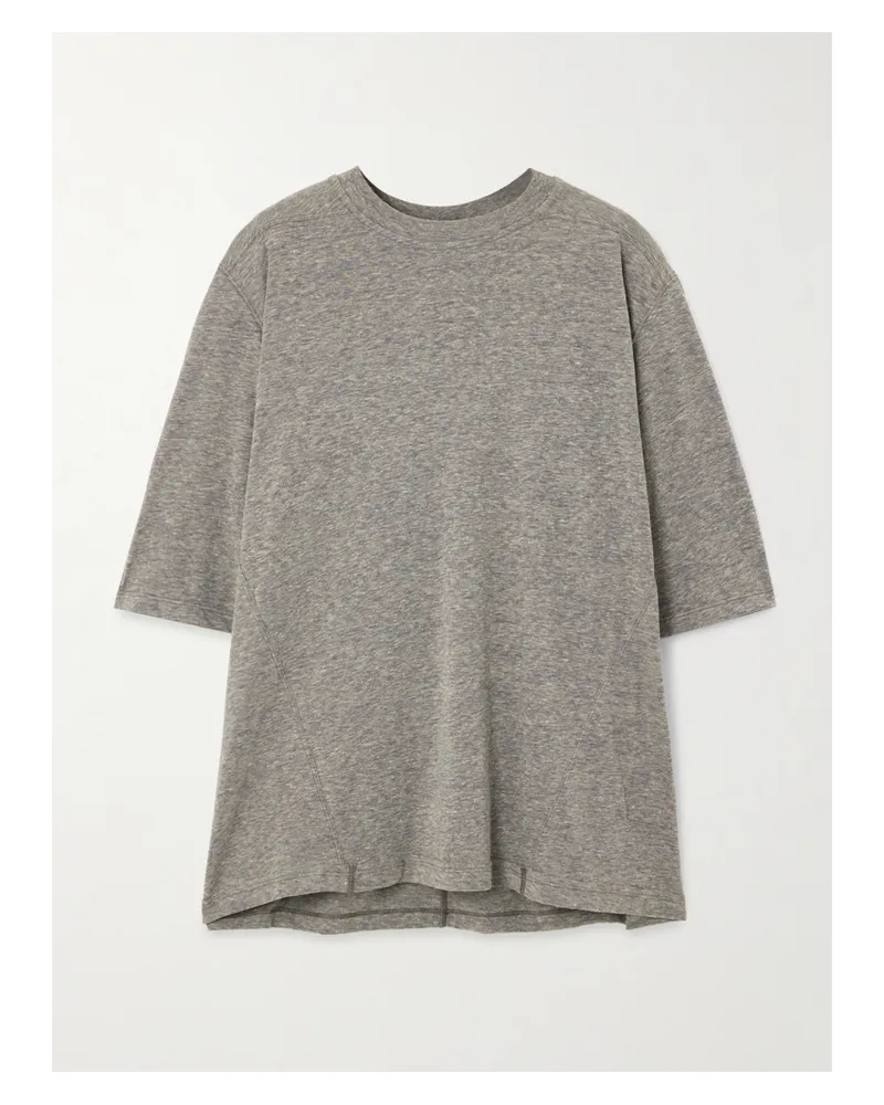 Rick Owens Walrus T-shirt Aus Baumwoll-jersey - Grau Grau