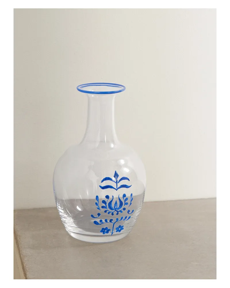 CABANA Aerin Bemalte Karaffe Aus Glas - Weiß Weiß