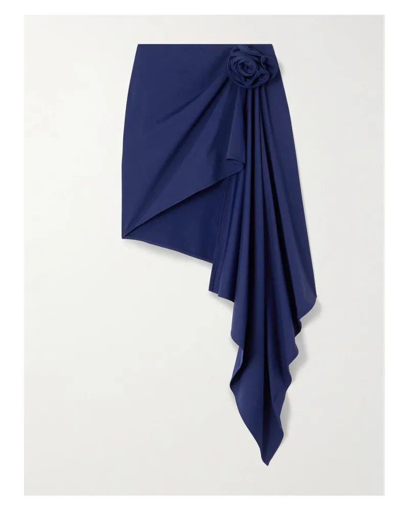 Magda Butrym Asymmetrischer Rock Mit Raffungen - Blau Blau