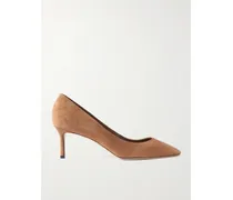 Romy 60 Suede Pumps - Brown