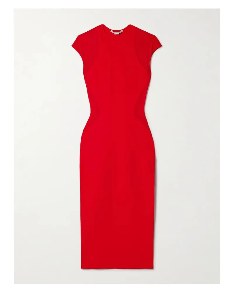 Stella McCartney Miracle Minikleid Aus Stretch-strick - Rot Rot