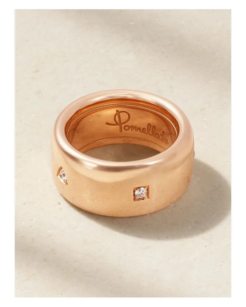 Pomellato Iconic Medium/large Ring Aus 18 karat Roségold Mit Diamanten Gold
