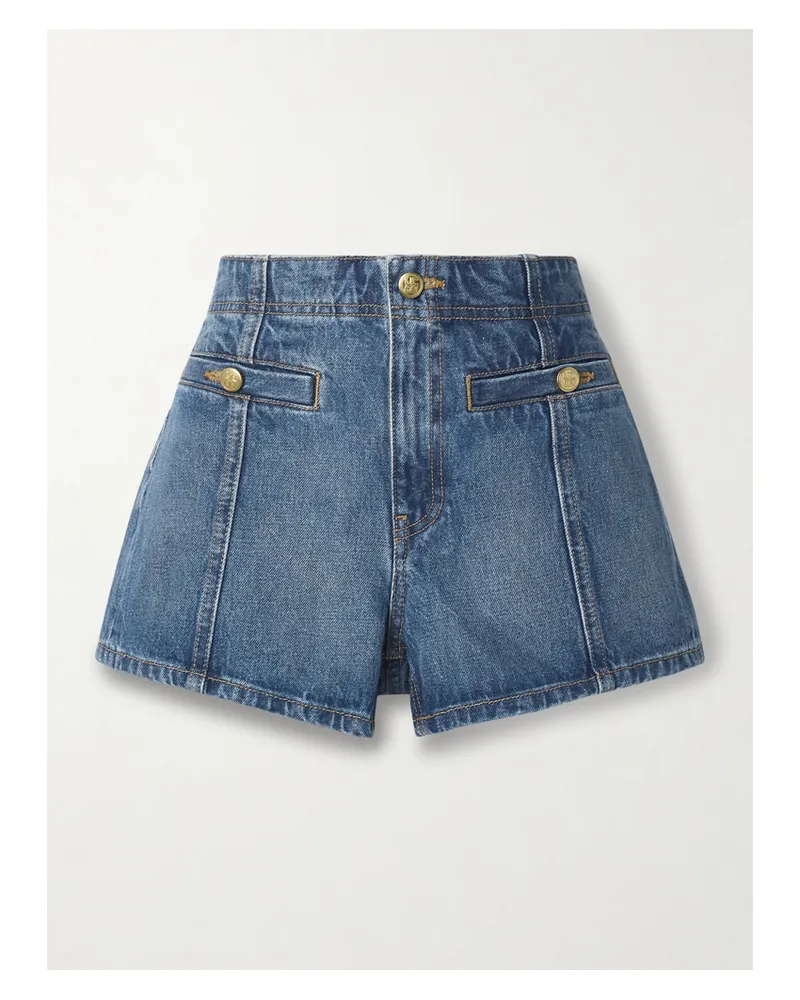 Ulla Johnson Camille Jeansshorts - Blau Blau