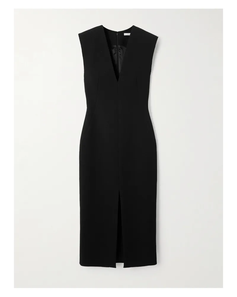 Givenchy Midikleid Aus Einer Wollmischung - Schwarz Schwarz