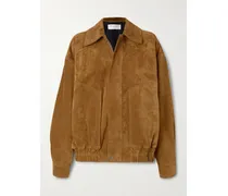 Jacke Aus Veloursleder - Braun