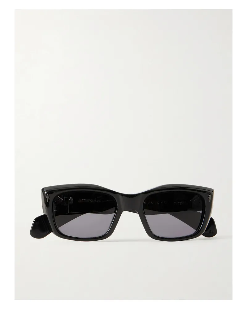 Jacques Marie Mage Corniche Square-frame Sunglasses - Black Black