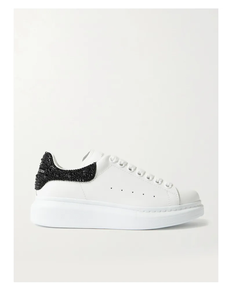 Alexander McQueen Sneakers aus Leder Weiß