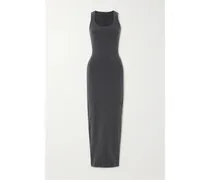 New Vintage Scoop Neck Long Dress – Ash – Maxikleid