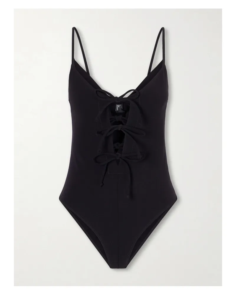 Lisa Marie Fernandez Three Tie Swimsuit - Black Black