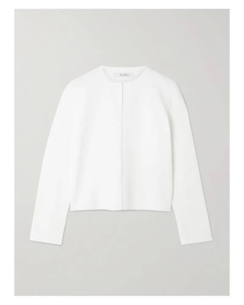 Max Mara Master Knitted Cardigan - White White