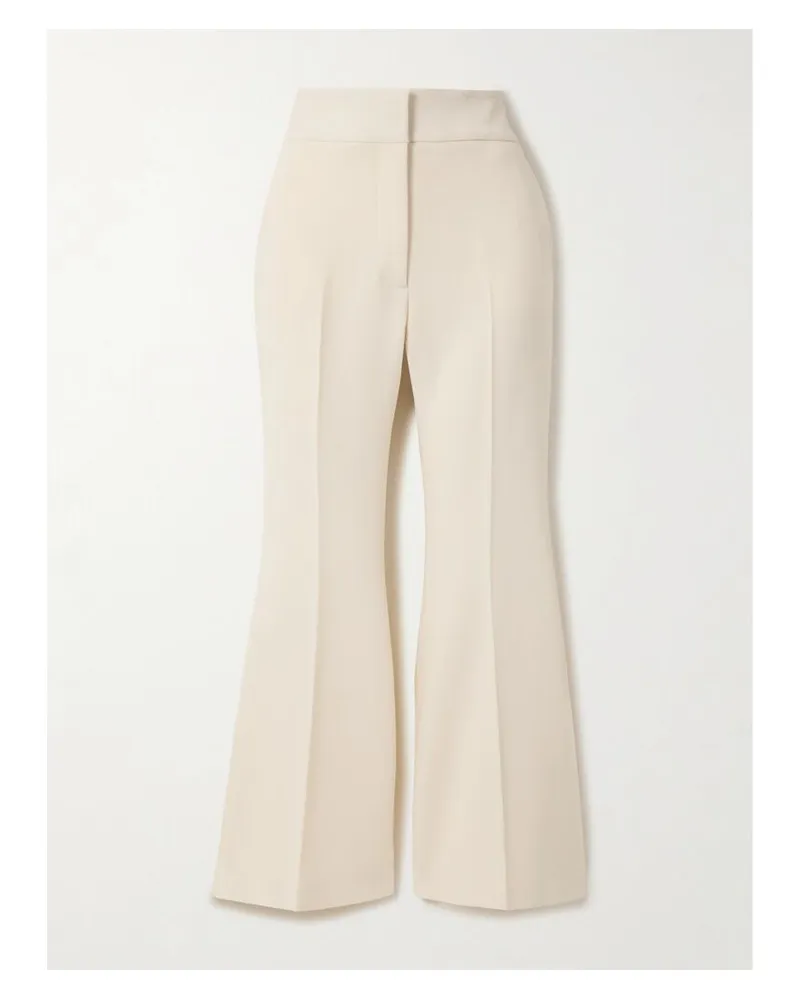 Gabriela Hearst Marsh Schlaghose Aus Wolle - Elfenbein Elfenbein