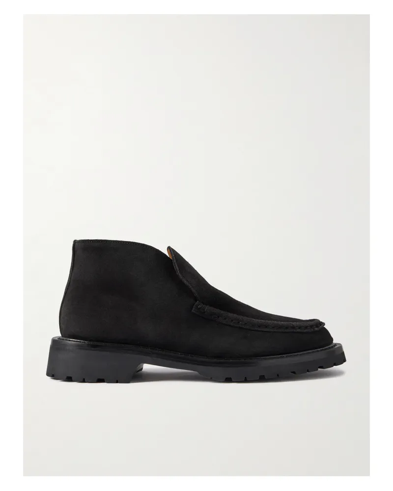 LEGRES 58 Stiefel Aus Veloursleder - Schwarz Schwarz