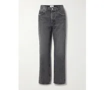 Valen Mid-rise Straight-leg Jeans - Gray