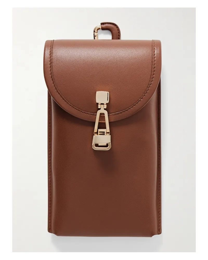 Gabriela Hearst Leather Pouch - Brown Brown