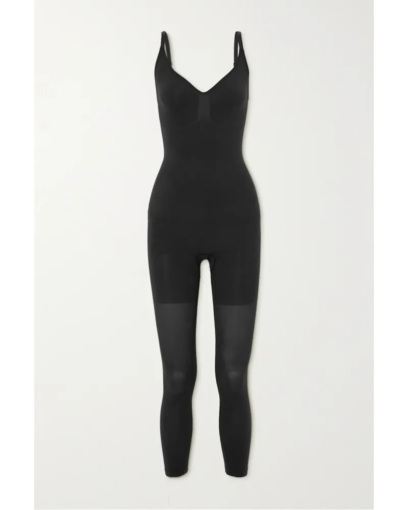 SKIMS Seamless Sculpt Catsuit – Onyx – Jumpsuit Schwarz