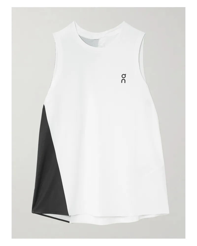 ON Court Tanktop Aus Recyceltem Stretch-material Mit Prints - Weiß Weiß