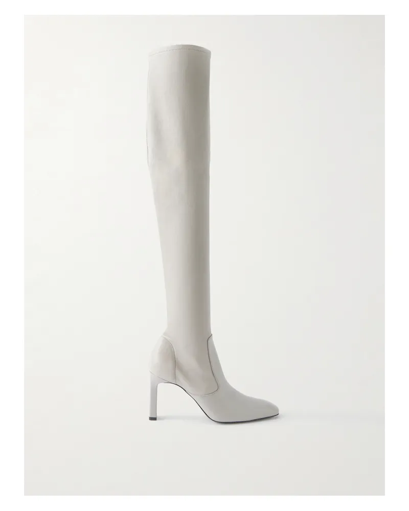 Totême Overknees Aus Leder - Grau Grau