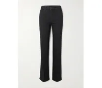 The Kick It High-rise Straight-leg Jeans - Black
