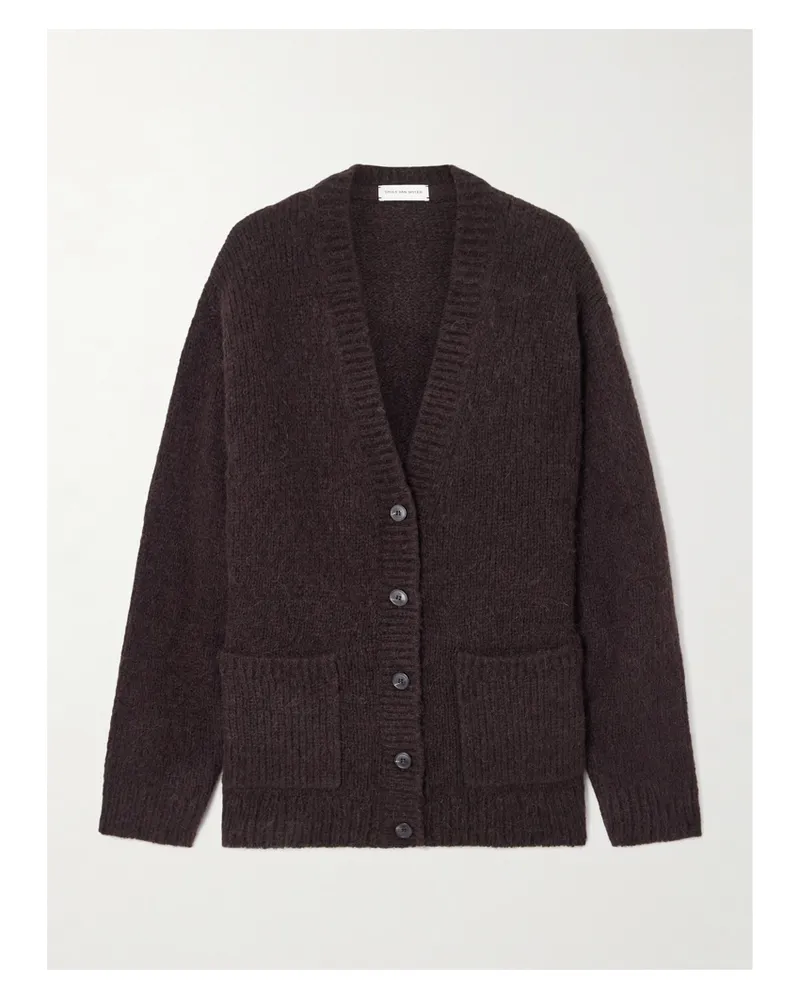Dries van Noten Cardigan Aus Einer Alpakawollmischung - Braun Braun
