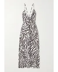 Max Mara Beachwear Danilo Midikleid aus Stretch-strick Animal-print