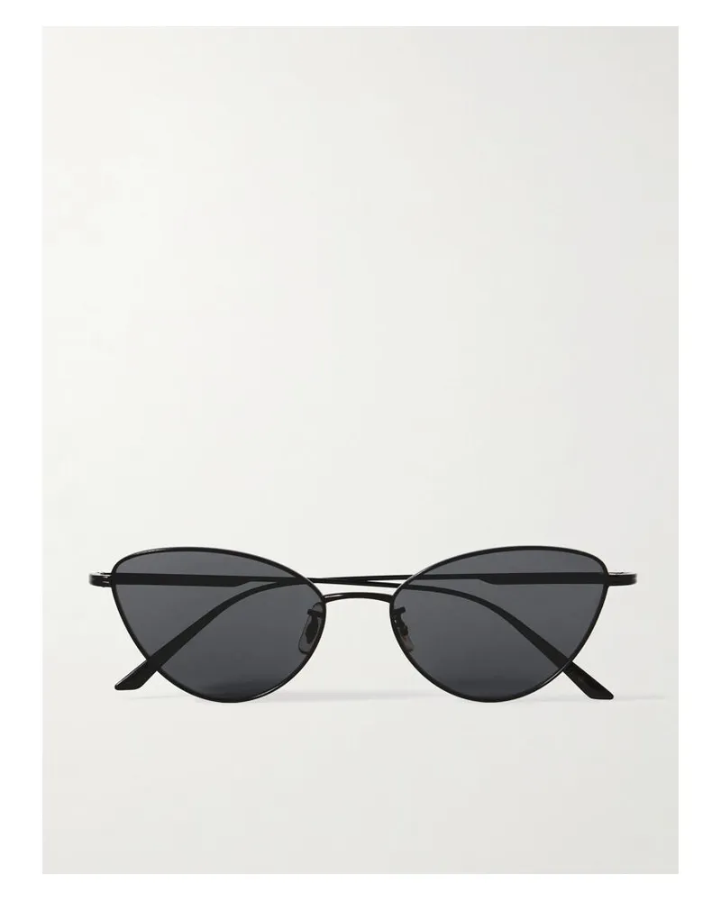 Oliver Peoples Khaite 1991c Sonnenbrille Mit D-rahmen Aus Metall - Schwarz Schwarz