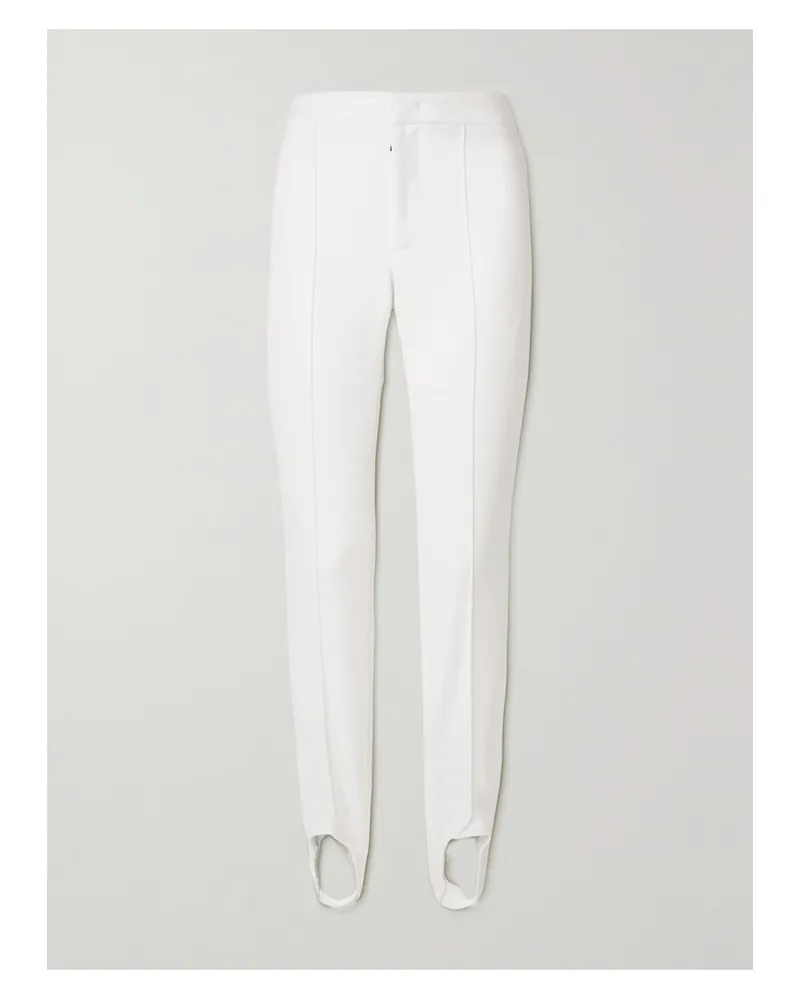 Moncler Skihose Aus Technischem Twill Mit Steg - Weiß Weiß