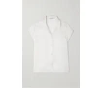 Chloé Atelier Jolie Hemd aus Seidenorganza Weiß
