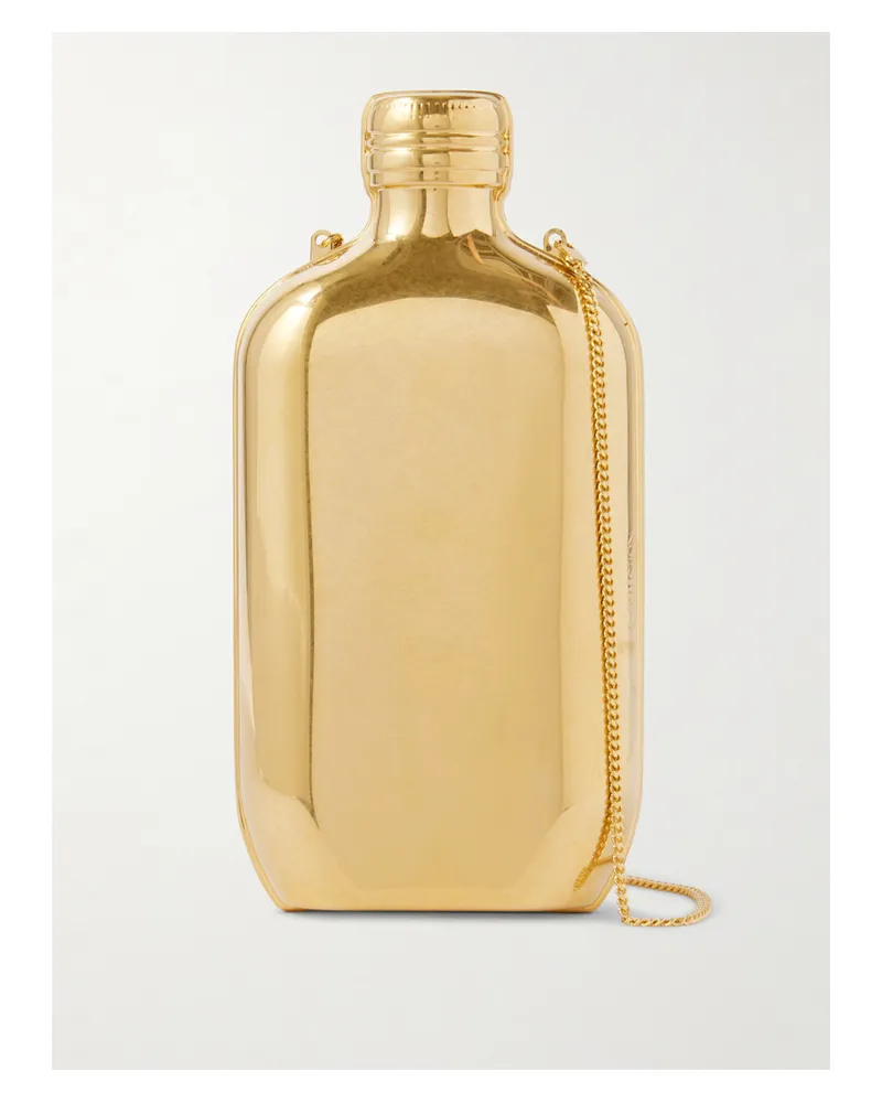 Calvin Klein The One Gold-tone Clutch Gold