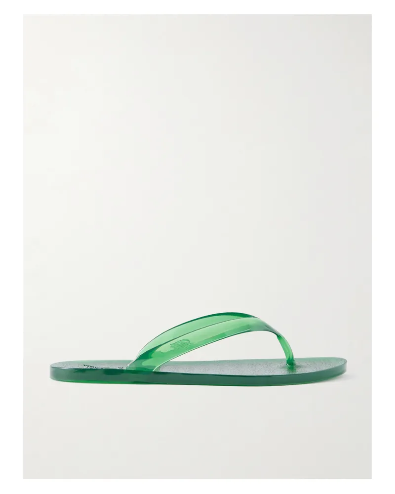Ancient Greek Sandals Saionara Jelly Zehensandalen Aus Pvc - Grün Grün