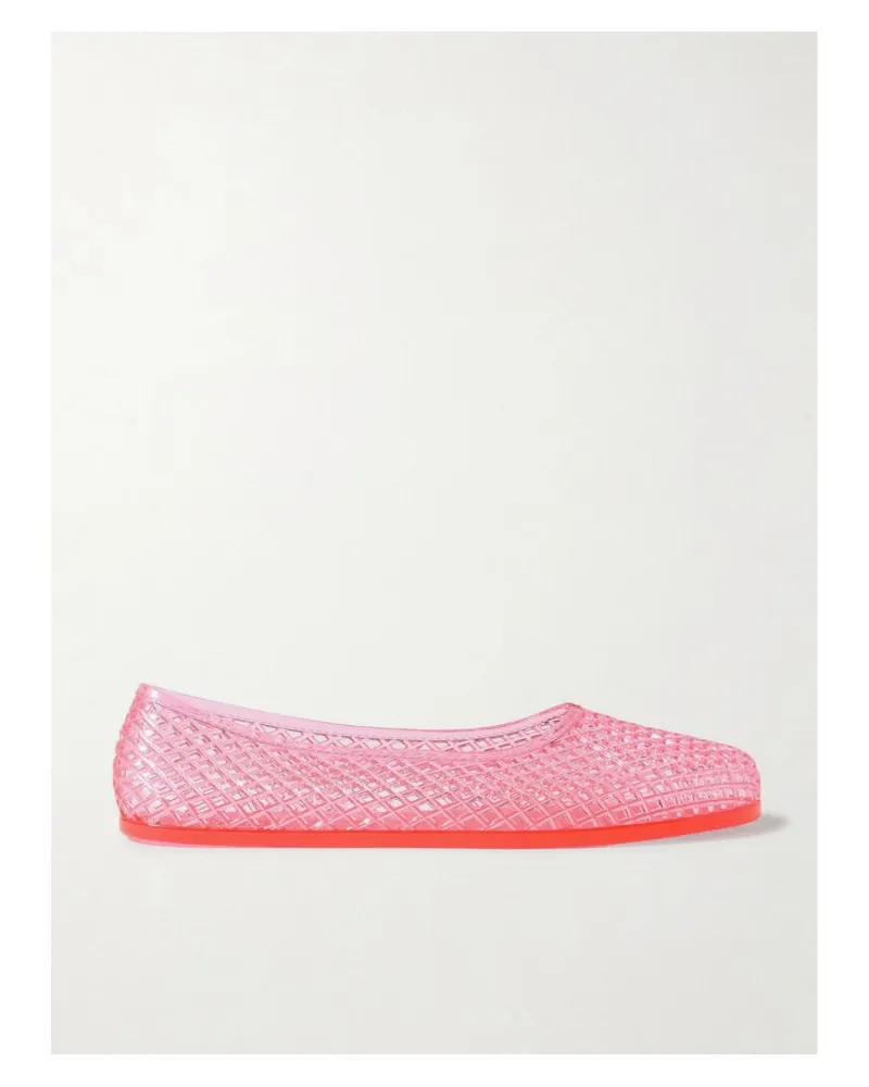 Ancient Greek Sandals Iro Ballerinas Aus Pvc - Pink Pink