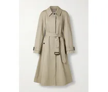 Ellingham Belted Cotton-gabardine Trench Coat - Brown