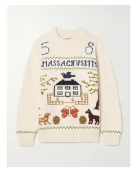 BODE Homestead Pullover aus Wolle Mehrfarbig