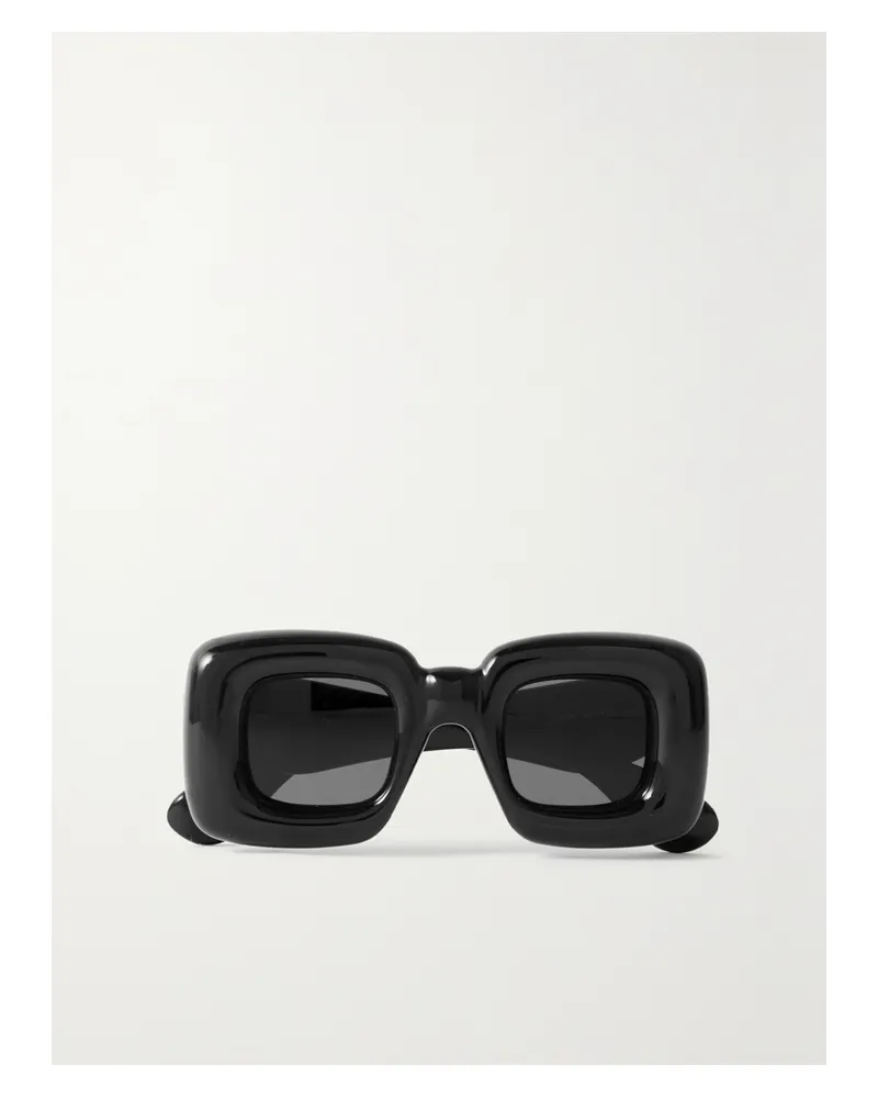 Loewe Inflated Oversized-sonnenbrille Mit Eckigem Rahmen Aus Azetat - Schwarz Schwarz
