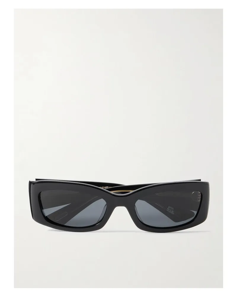 Oliver Peoples Khaite1989c Sonnenbrille Mit Eckigem Rahmen Aus Azetat - Schwarz Schwarz