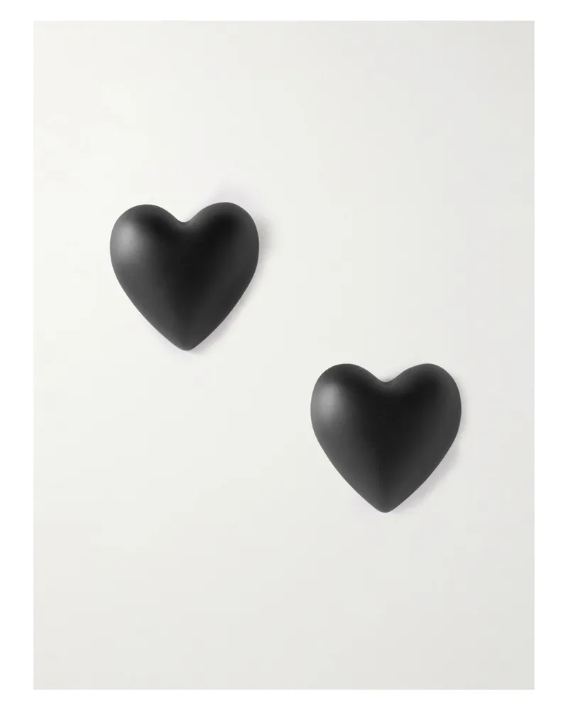 Roxanne Assoulin The Puffy Heart Earrings - Black Black