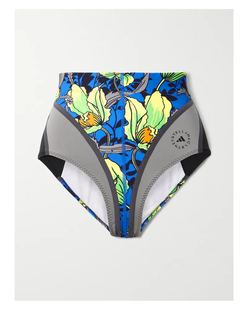 adidas Truenature Bikini-höschen Mit Blumenprint - Blau Blau