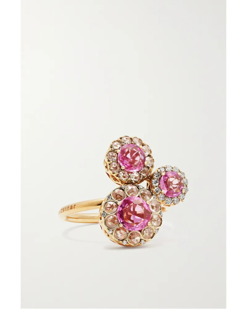 Selim Mouzannar Beirut Rosace Ring aus 18 Karat Roségold Pink