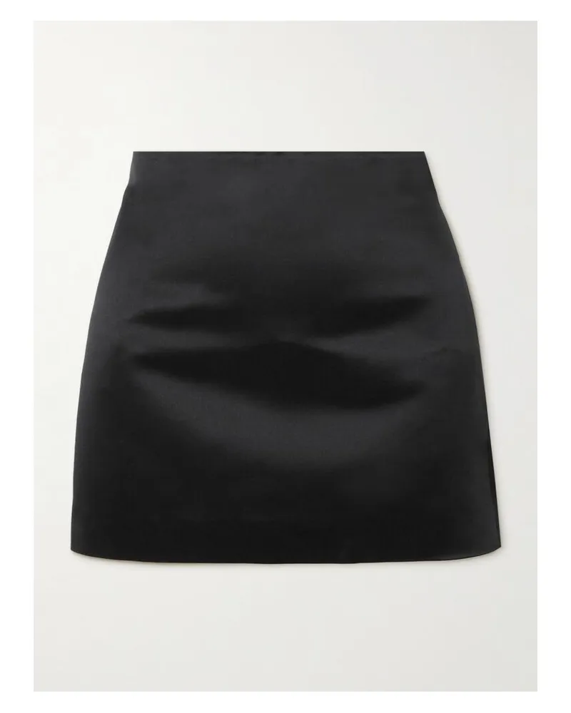 Lisa Yang Minirock Aus Seidensatin - Schwarz Schwarz