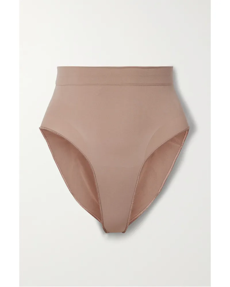 SKIMS Seamless Sculpt Mid Waist Brief – Sienna – Höschen Neutral